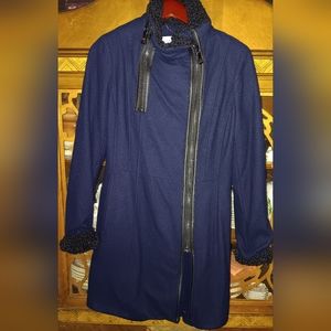 Navy blue Calvin Klein Trench Coat